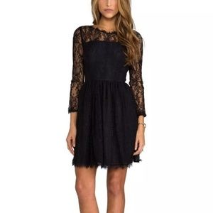 Juicy Couture Delicate Black Lace Dress